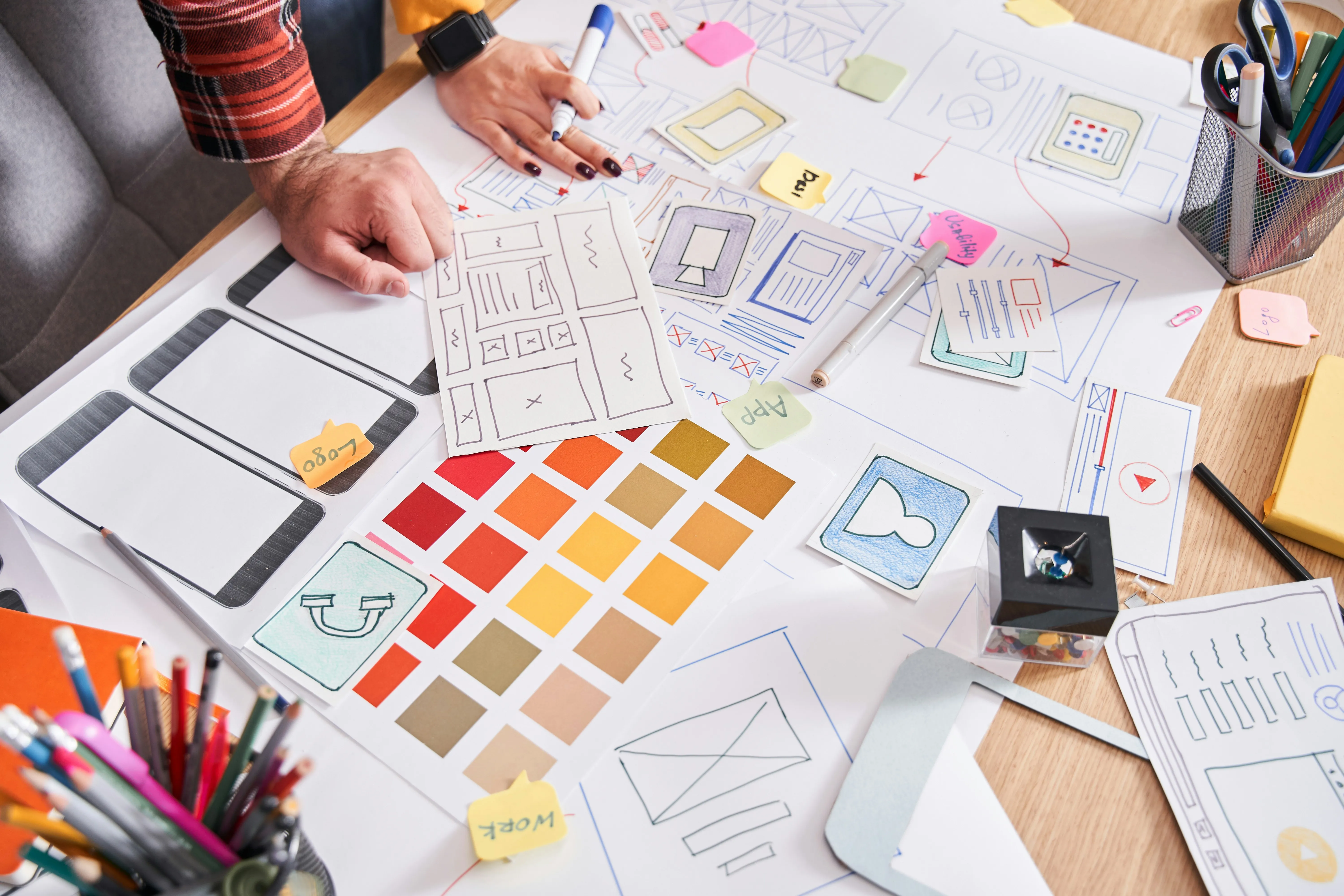 Systematic natural patterns - representing the Zovia Studio Design System